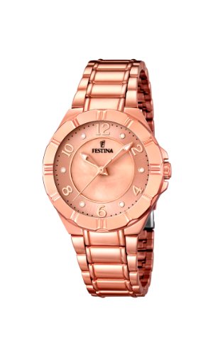 Festina Damen-Armbanduhr XS Analog Quarz Edelstahl F16728/1 Festina Damen-Armbanduhr XS Analog Quarz Edelstahl F16728/1