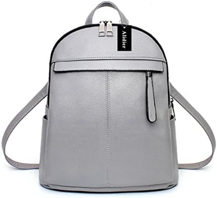 Alidier New Brand and High Quality 2017 New College School Laptop Backpack -Straps Reinforced Gray
