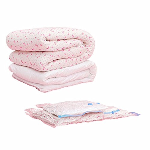logei® 10 tlg Set Vakuumbeutel Aufbewahrungsbeutel Kleiderbeutel Vakuum-Platzsparer für Betten und Kleidung, 60×80 / 70×120 cm - 3