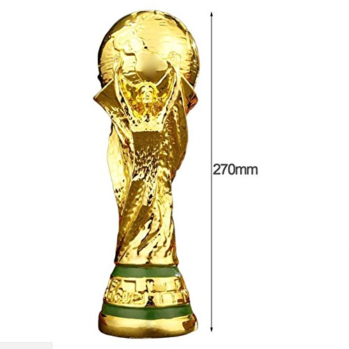 Réplique du trophée de football 2018 de 2 kg en résine 36 cm, M