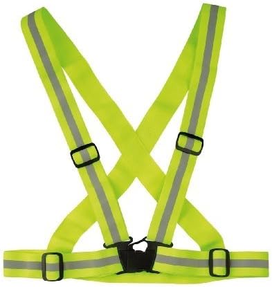 Rivenbert Reflective Cross Strap Belt - Safety Vest/Gear For All Manner Of Outdoor Activities Including Running, Walking, Hiking And Cycling - Provides High V by