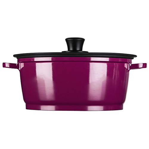 Xavax Universaldeckel (Silikonring für Töpfe und Pfannen mit 24, 26 und 28 cm Durchmessser, Dampfloch, abgestuftes Randdesign, Glas, spülmaschinengeeignet, platzsparend) - 4