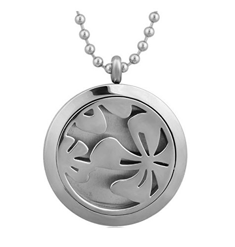 Preisvergleich Produktbild Schmuck Anhänger Raumduft-Diffuser oder ätherische Öle den 4 Farben. Magnetverschluss. PE06 Schnelle Lieferung mit Tracking.