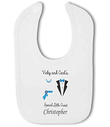 Special Wedding Guest with Personalised Name boy - Baby Bib