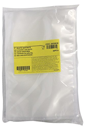 Orved 2360 Buste goffrate in plastica Trasparente, sotto Vuoto, Dimensioni: 30 x 40 cm