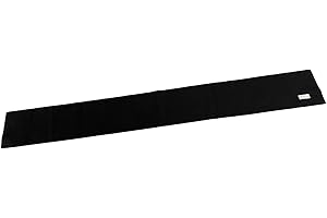 Steinmayer Tastenläufer Modell “Kirstein” - Staubschutz aus hochwertigem Filz - Klavierläufer für Klavier, Flügel und Digitalpiano - Schwarz