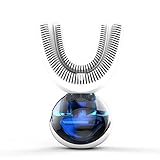 Allbesta Updated Version Intelligent Ultrasonic Electric Toothbrushes 30 Seconds Automatic Wireless Loading Waterproof All Teeth Brushed with U type