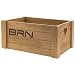 Produktbild BRN Love Holzkorb Holzkiste Fahrradkorb Fahrradkiste wood retro BIG natur