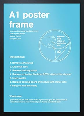 GB Eye LTD, Noir - A1, 59.4 x 84.1cm - Eton, Cadre