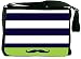 Snoogg Mustache Nautica Laptop Messenger Bag RS.599.00