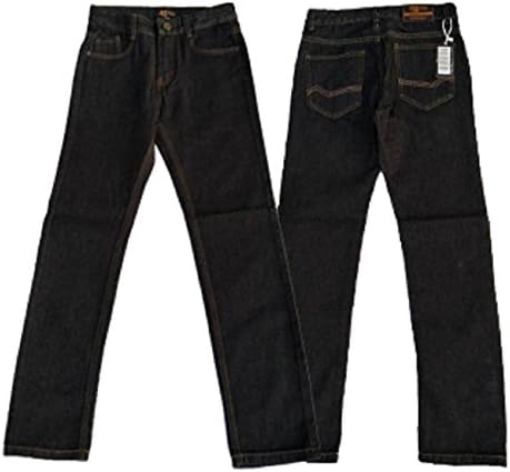 Designer Boys Jeans Adjustable Waist Trousers Black Blue Denim Wash Age 2 3 4 5 6 7 8 9 10 11 12 13 14 15 16 Years Justfound4You