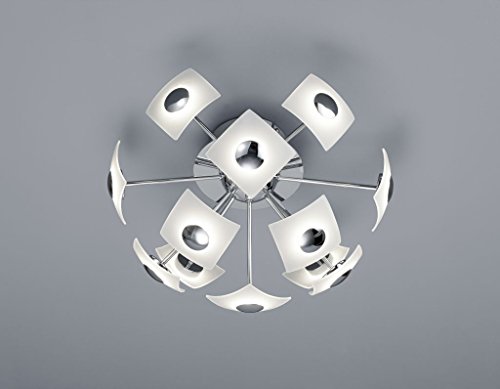 Preisvergleich Produktbild KHL Led Design Deckenlampe Sofi 12x3W dimmbar chromfarbig 46cm KH628011