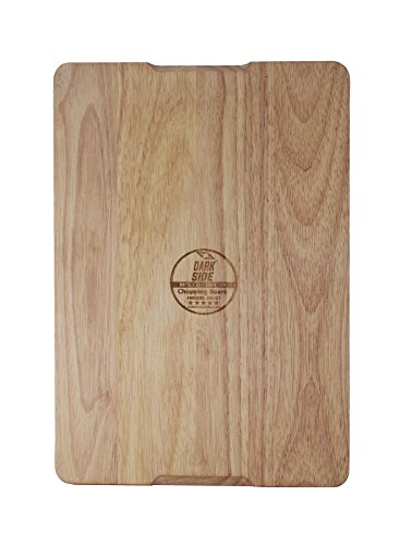 Bearded Skull echtes Darkside Gravur Holz Servierbrett Schneidebrett Large 35x24x1.5cm braun - 4