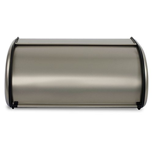 casa pura® Brotkasten Bernd | lebensmittelecht | mit Belüftungslöchern | 3 Farben (hellgrau) - 3