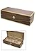 Produktbild SAFE 3020 Holz Uhrenkoffer " Kopenhagen " Uhrenkassette Schatulle mit edlem mattem Wallnuss Funier Für 5 Damen - Herren - Kinder Uhren - Armbanduhren