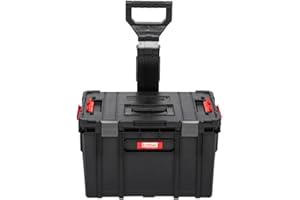 KREHER Trolley à outils XL modulaire et sélectionnable, ensemble de mallettes d'atelier, ensemble de chariot d'atelier de la série "Q-Brick" avec beaucoup d'accessoires ! Le polyvalent mobile - Particuliers