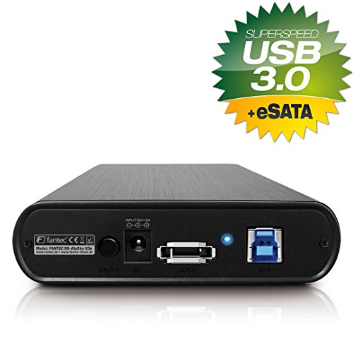 Fantec DB-AluSky U3e Festplattengehäuse (8,9 cm (3,5 Zoll), SATA, eSATA, USB 3.0) - 4