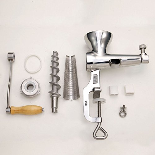 Heavy Duty Hand Manuelle Weizengras Entsafter, DIY Superb Saft Extraktion für weiches Obst Gemüse, Edelstahl Blattgrün Saftpresse - 3