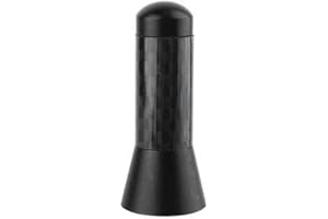 Fanmuran Antenna Corta Mini Size per Auto 3.5cm Universale Radio FM in Leghe di Alluminio e Fibra di Carbonio