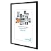 Produktbild Photolini Poster-Bilderrahmen 40x50 cm Modern Schwarz aus MDF mit Glasscheibe/Posterrahmen/MDF-Wechselrahmen