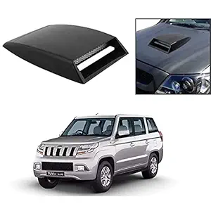Olmeo Car Turbo Style Air Intake Bonnet Scoop Black for Mahindra TUV 300 Plus