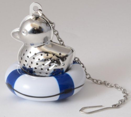 Tea Infuser in the Shape of a Duck and Life Ring