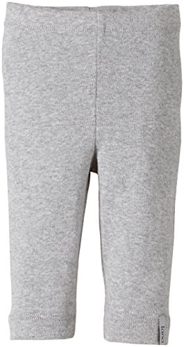 LANA natural wear Baby Girls Legging Paula Plain Leggings, Grey (Graumelange 800), 3-6 Months (Manufacturer size: 62/68)