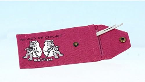 Vanessa Bee Hooked on Crochet Hook Holder Dark Pink