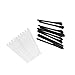 Produktbild MagiDeal Silikon Antirutsch Überzüge für Bügelenden / Brillenbügel Silikon Socke (20pcs quadratische Brillen Socken + 40pcs runde Brillen Socken)