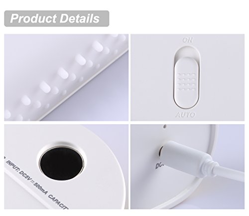 ProGreen smart WOLKE Nachtlicht, Gelbe, Warmweiß, 3 Modi auszuwählen, USB Aufladung, schöne und warme Begleitung in der Nacht, Zimmerdekorationen, LED Lampe, Wandleuchten, Nachttischlampe - 7