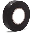 Roktry Wiring Harness Cotton Friction Automotive High Temp Insulation Black Chemical Fiber Wrapping Tape for Auto Electrical Wrap, Protection Auto Electrical Wire Cable Tape Heat-Resistant (pack of 1)