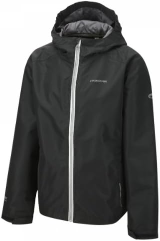 Skepta Boy's Waterproof Jacket - Black/Black, Size 7-8