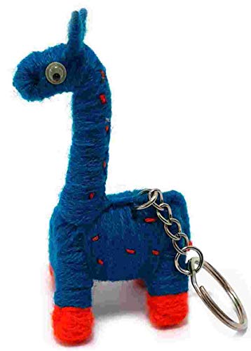 AmberRoze Dark Sky Blue Camel Key Chain