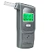Produktbild ALKOHOLTEST gdbow tragbar BREATHALIZER Alkohol Tester Aufzeichnung letzten 32 Testen Ergebnisse mit 5 Mundstücke – Grau
