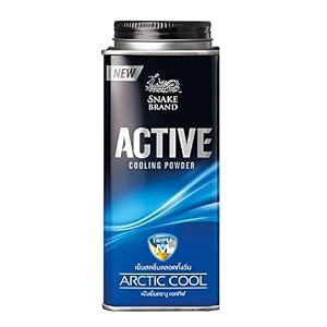 Snake Brand Active Cooling Powder Arctic Cool : 100g - Image 2