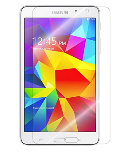 Invero® Premium Hülle Ledertasche umfasst Ständer Feature, Displayschutzfolie und Eingabestift Kugelschreiber für Samsung Galaxy Tab 4 7,0 Zoll SM T230 T231 (Blau / Blue) - 5