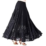 Übergroßer Rock: Der übergroße Rock ist sehr schön, wenn er gedreht wird. Faltenrock Design, lose und bequeme, elegante Kurven beim Tanzen