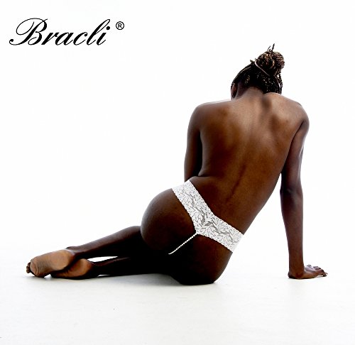 Bracli G String Single Row Classic Colour: Black, Size: S, M, L - Black -
