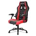 Produktbild Sharkoon Skiller SGS1 Gaming Seat mit Kunstlederbezug, Extra-bequeme Schaumstoffpolsterung, Fußkreuz aus robustem Stahl, Komfort-Wippfunktion, Stabile Gasdruckfeder, schwarz/rot