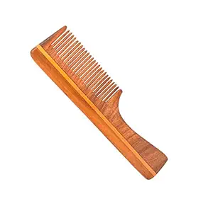 Ayan Handmade Natural Healthy Neem Wooden Comb Wide Tooth for Hair Growth,Anti-Dandruff Comb For Women And Men