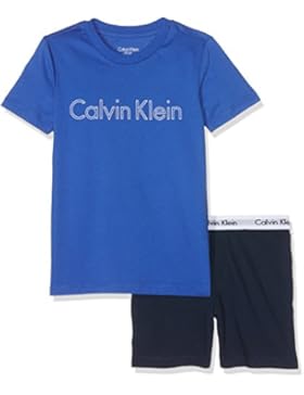 Calvin Klein Jungen Schlafanzughose Modern Cotton Knit Pj Set (S/S+short)