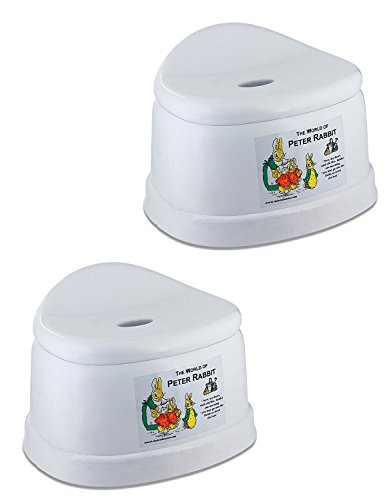 GRAZIA Multipurpose Anti-Skid Bathroom Plastic Stool(Peter Rabbit, White)