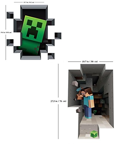 Preisvergleich Produktbild Minecraft Wandtattoo Wallsticker Sticker