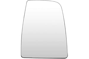 Aligoparts Right Upper Wing Mirror Glass with Back Plate & 2 Metal Clips for Ford Transit MK8 2014–2024 – Unheated Driver Side Replacement | OEM BK31-17K740-BA, 1823994 | Transit Van Tipper