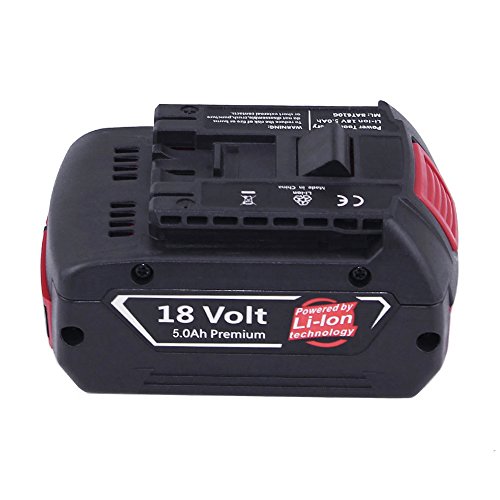 Für Bosch Akku 18V 5.0Ah Li-Ion Werkzeugakku ErsatzAkku Professional BAT609 BAT610G BAT618G BAT620 Eagglew - 2