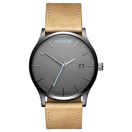 MVMT Watches Classic Herren Uhr Gunmetal/Sandstone Leder Armband MM01GML MVMT Watches Classic Herren Uhr Gunmetal/Sandstone Leder Armband MM01GML