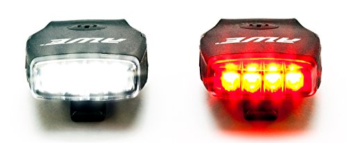 AWE® AWEMicro™ Wiederaufladbare Silikon USB 2.0 4 LEDs Lichts 50 Lumen Schwarz - 2