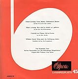Albert Lortzing: Vater, Mutter, Schwestern, Brüder / Man wird ja einmal nur geboren / Friedrich von Flotow: Ach so fromm / Wilhelm Kienzl: Selig sind, die Verfolgung leiden - Fritz Wunderlich