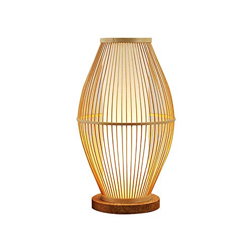 Preisvergleich Produktbild Unbekannt Tischlampe Schlafzimmer Nachttischlampe frischvermählten warmes Licht Tischlampe kreative Hotelzimmer kreative Bambus Tischlampe