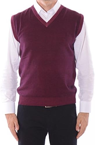 Man vest in 20%cashmere 80%merino